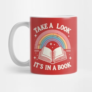 Take A Look It’s in a Book - Reading Rainbow Mug